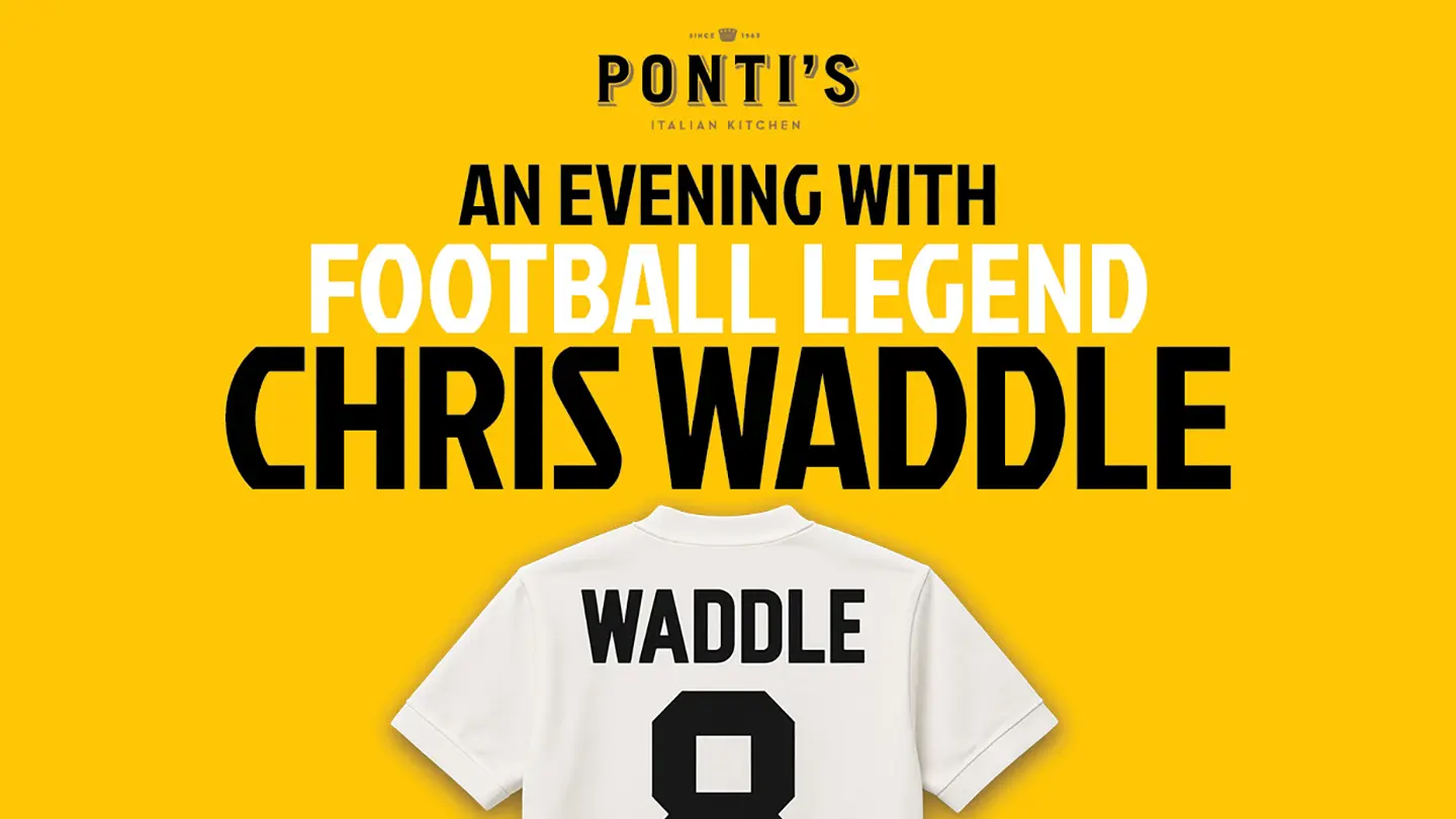 An Evening with football legend Chris Waddle image