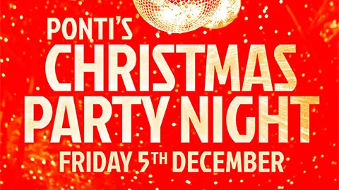 Christmas Party Event poster