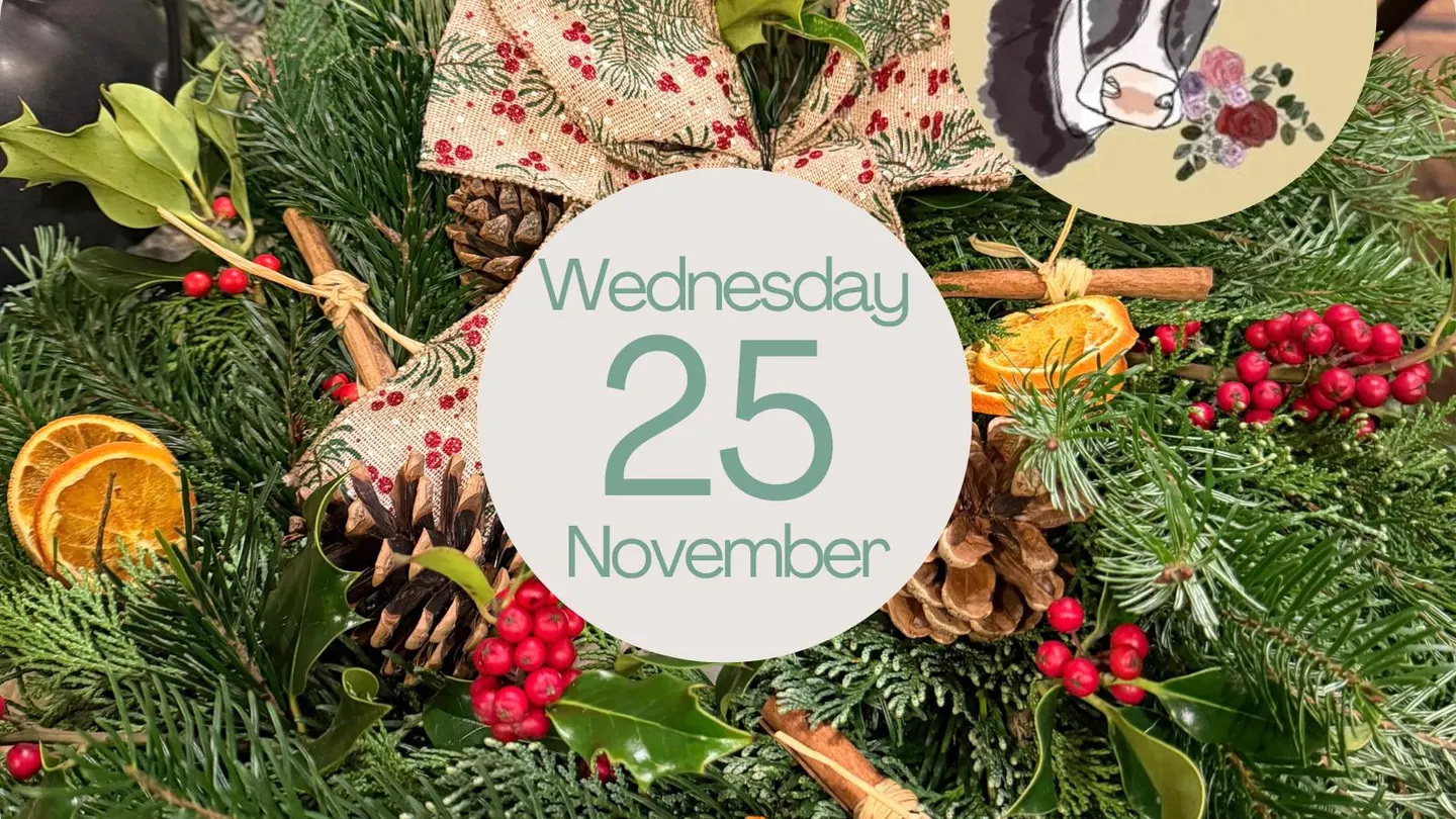 Wreath Making with Farmhouse Flowers image