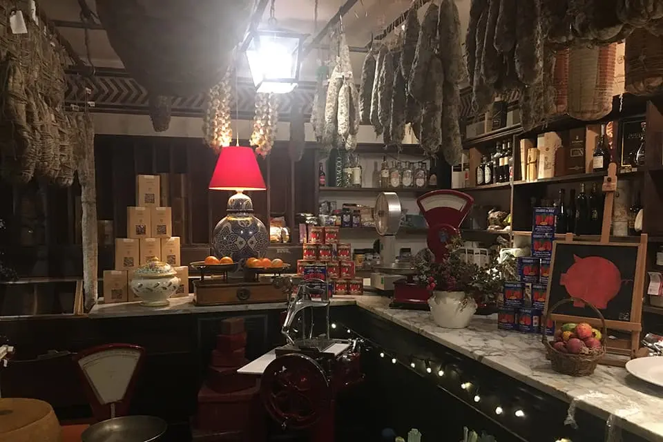 The inside of an Italian restaurant